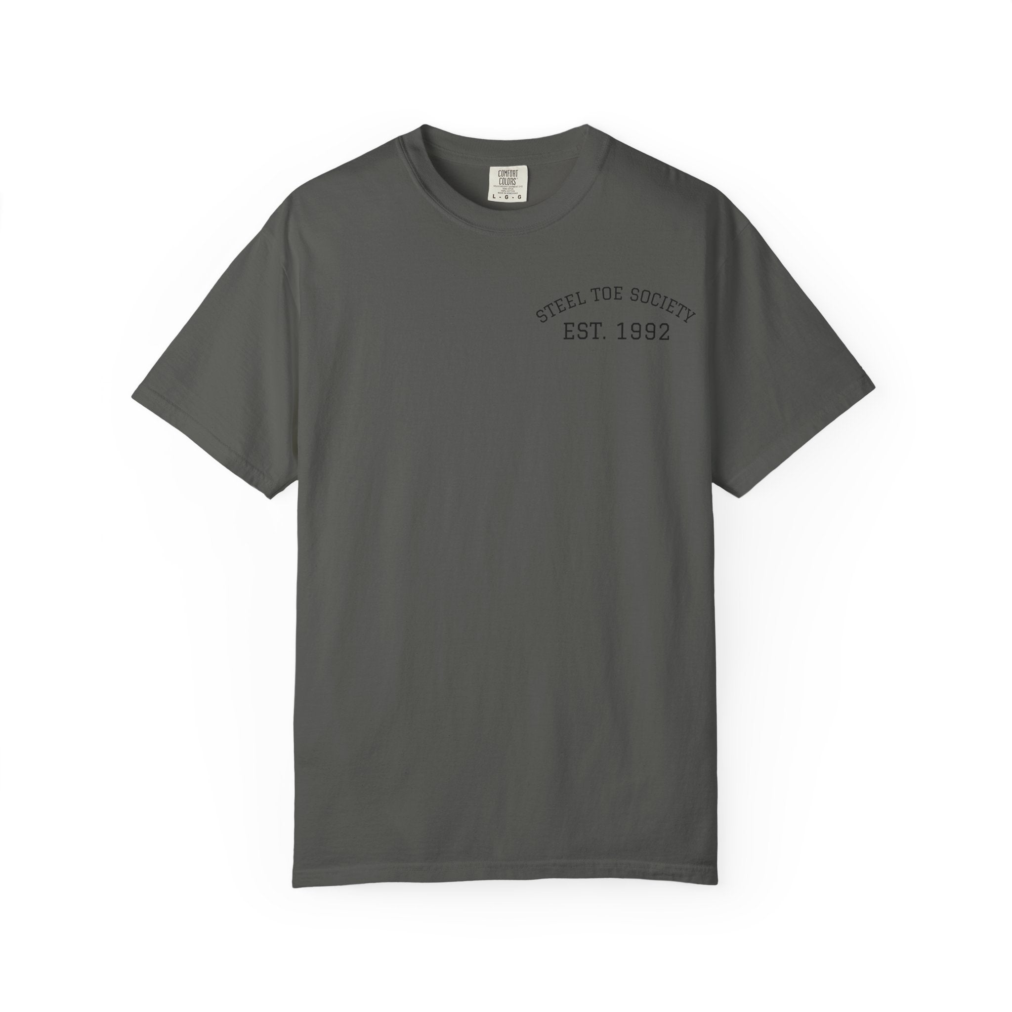 Steel Toe Society boot logo T-Shirt | Workwear vintage graphic