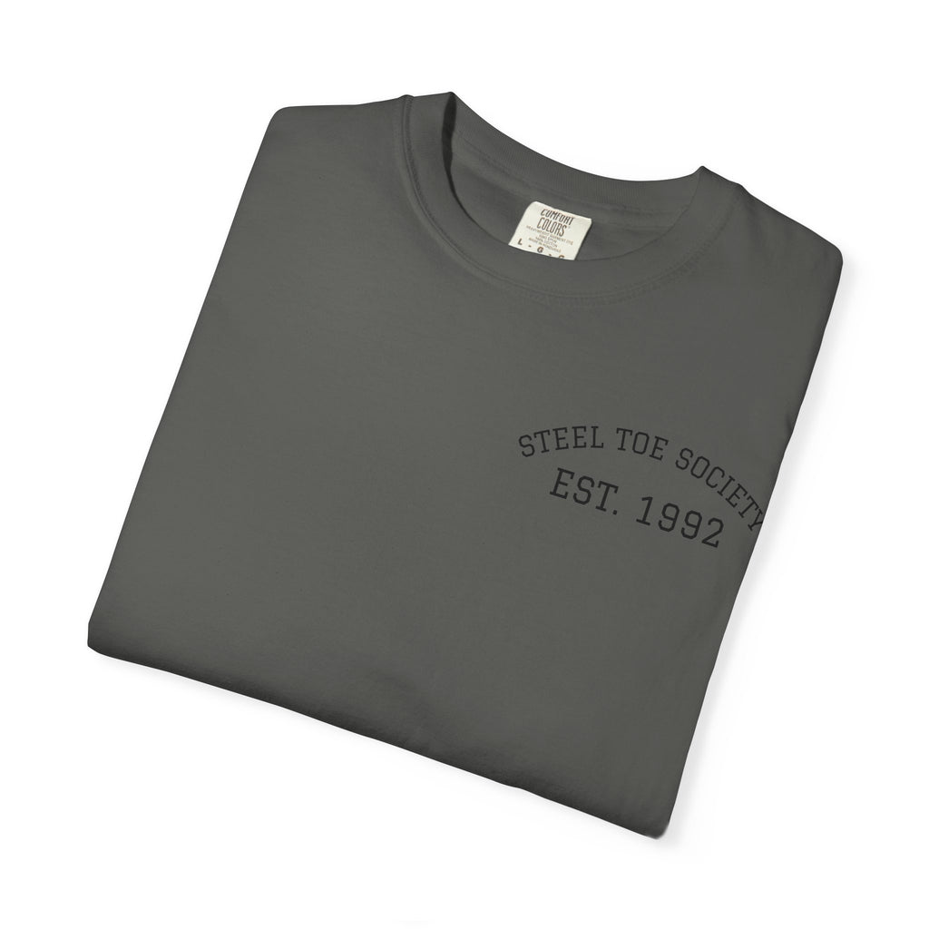 Steel Toe Society boot logo T-Shirt | Workwear vintage graphic