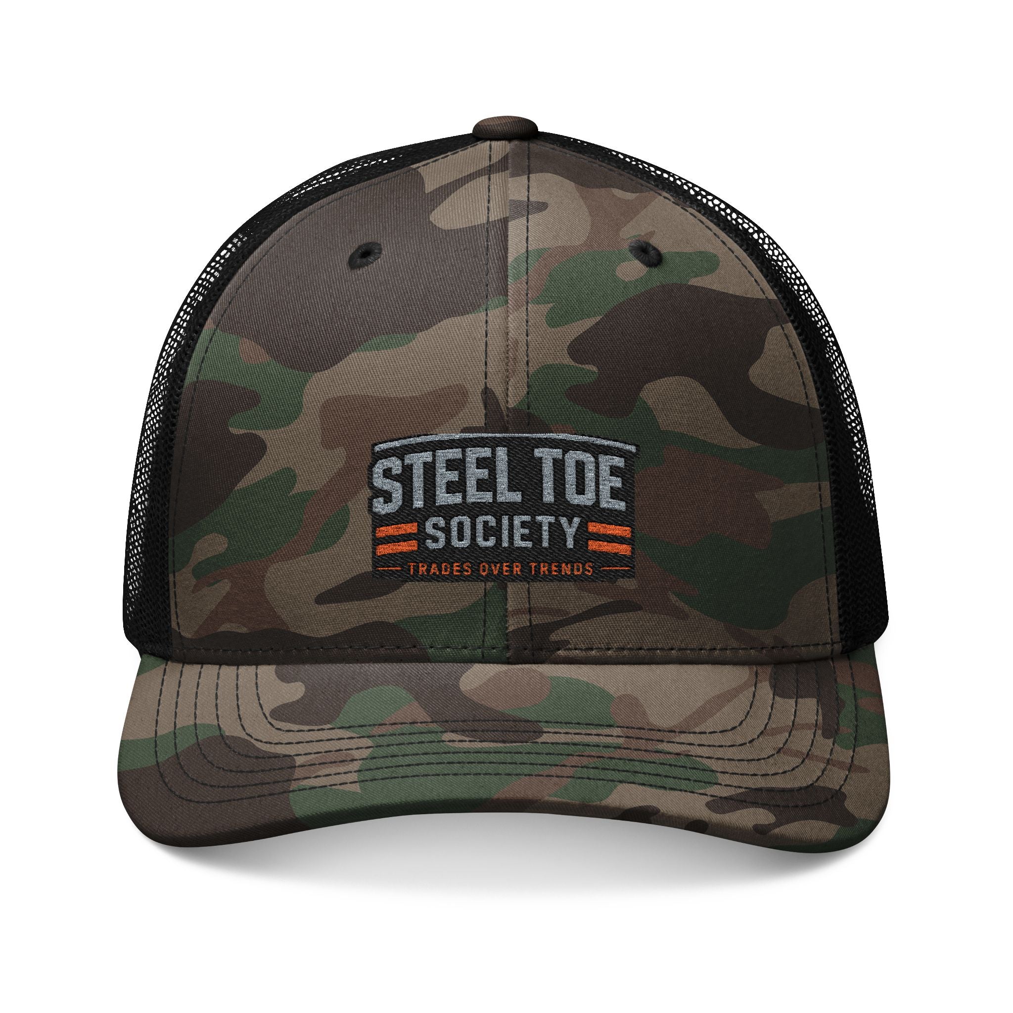 Camouflage Trucker Hat (Embroidery)