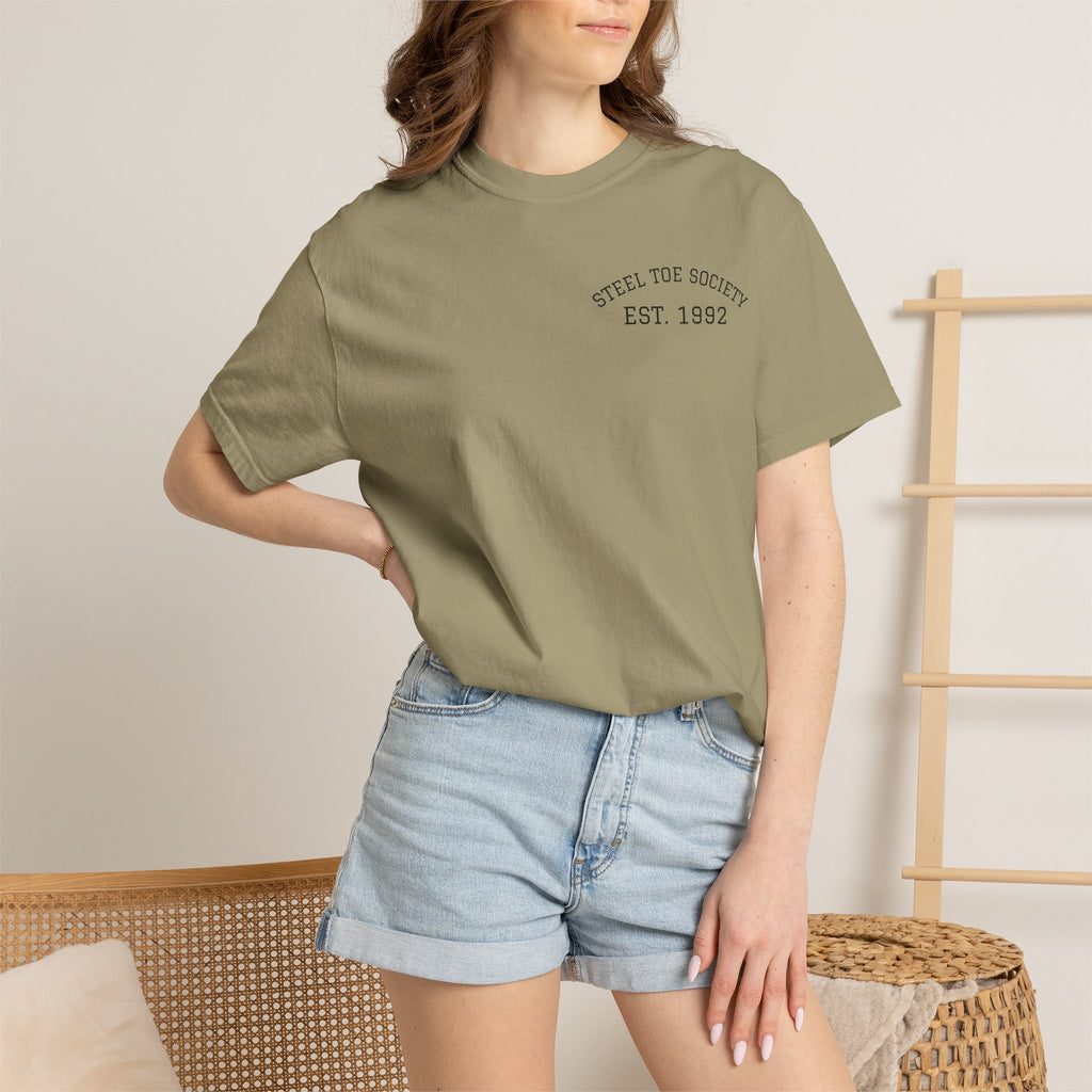 Steel Toe Society boot logo T-Shirt | Workwear vintage graphic
