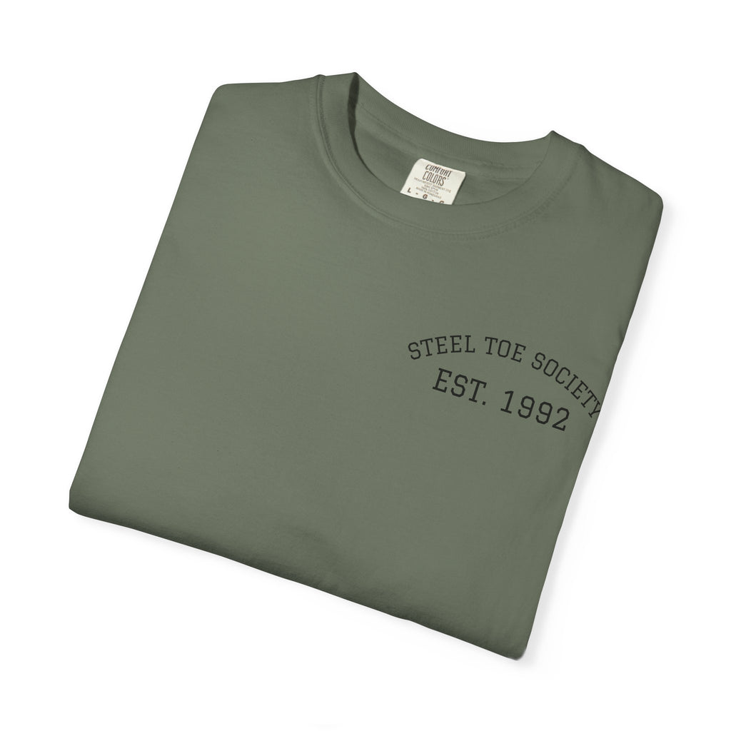 Steel Toe Society boot logo T-Shirt | Workwear vintage graphic