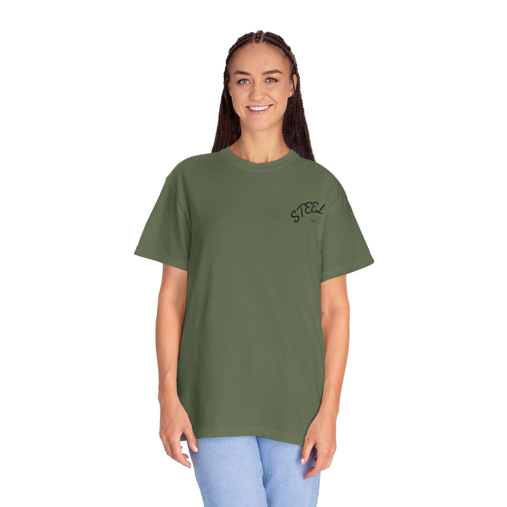 Steel Toe Society Graphic T-shirt | Work Boot Logo, Vintage Patch Design