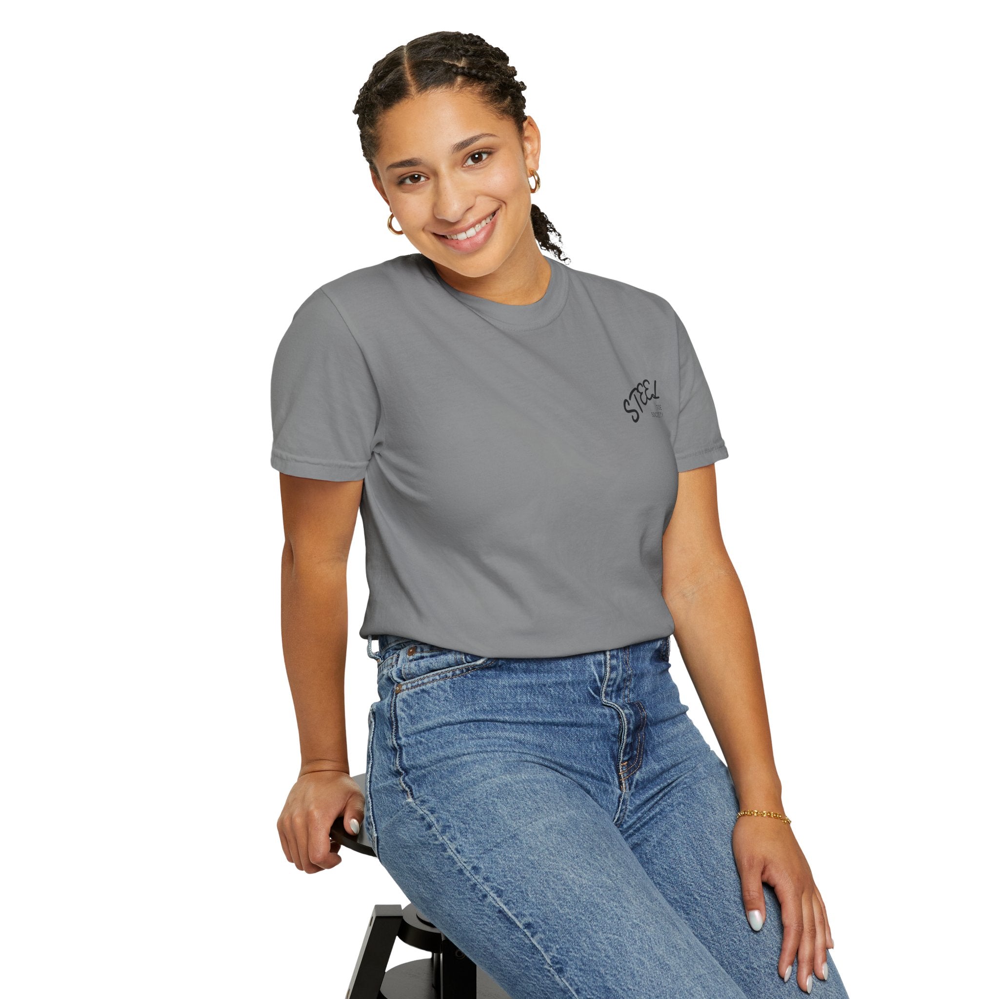 Steel Toe Society Graphic T-shirt | Work Boot Logo, Vintage Patch Design