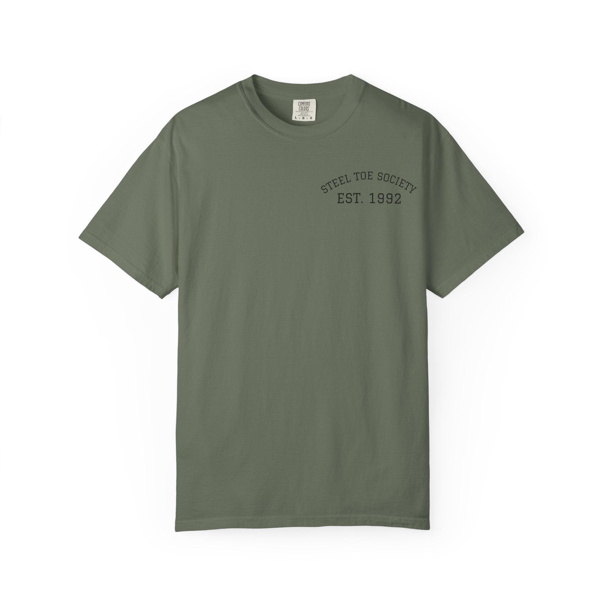 Steel Toe Society boot logo T-Shirt | Workwear vintage graphic