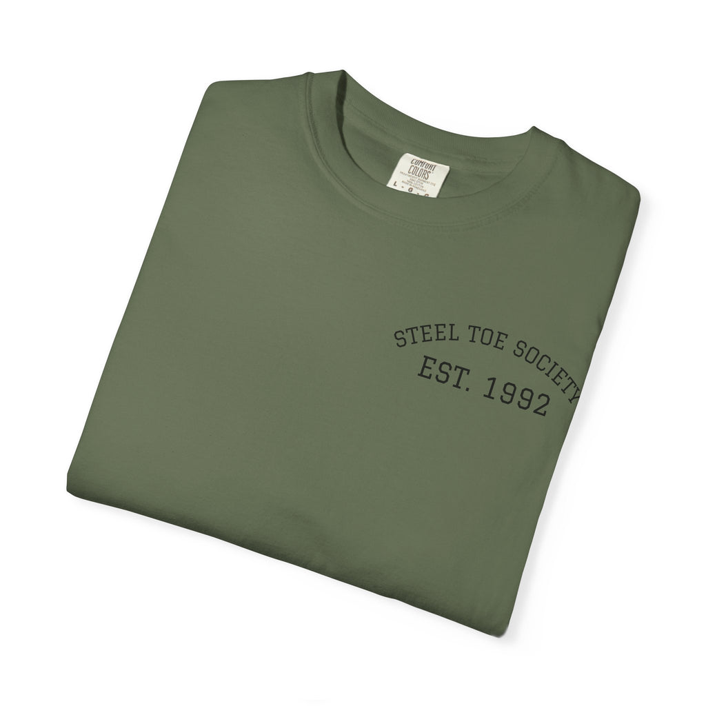Steel Toe Society boot logo T-Shirt | Workwear vintage graphic